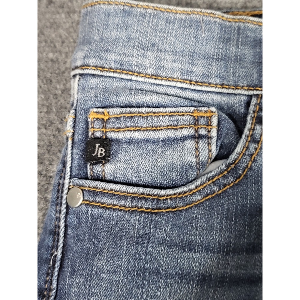 Judy Blue Straight Fit Distressed Denim Jeans Women Juniors Size 1/25 School - Picture 6 of 10